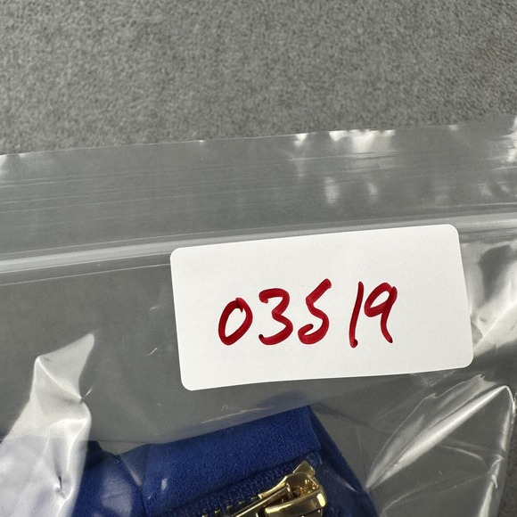 Calvin Klein Dress Womens 4 Blue Sleeveless Mock Neck Sheath Zip Back Party NWT - Picture 8 of 8